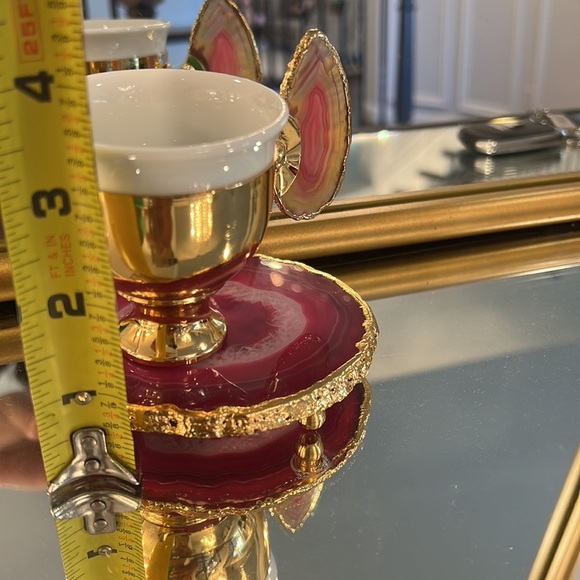 NWOT HANDMADE ESPRESSO CUP AND SAUCER . - Picture 17 of 17